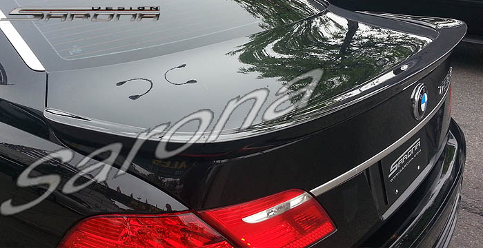 Custom BMW 7 Series Trunk Wing  Sedan (2005 - 2008) - $395.00 (Manufacturer Sarona, Part #BM-033-TW)